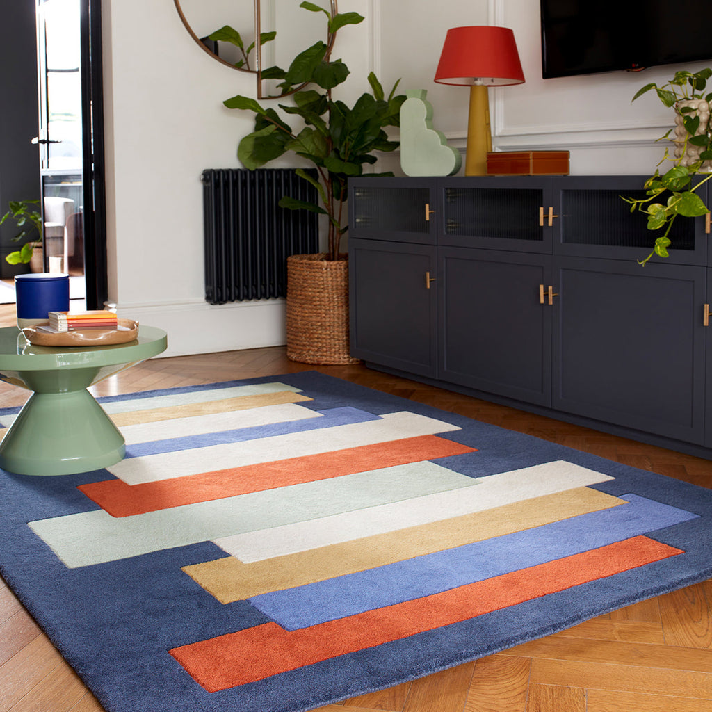 Asiatic Reef 33 Stacks Multi Rug