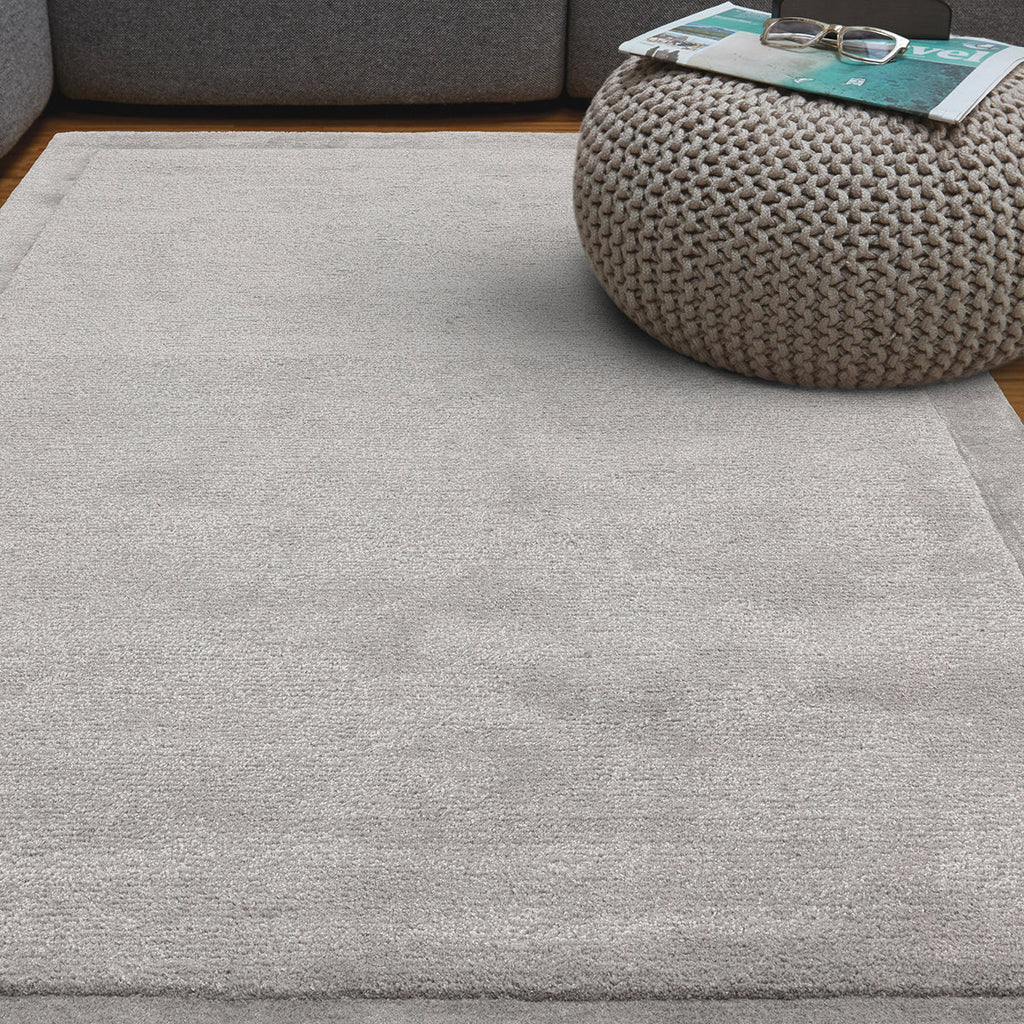 Asiatic Rise Silver Rug