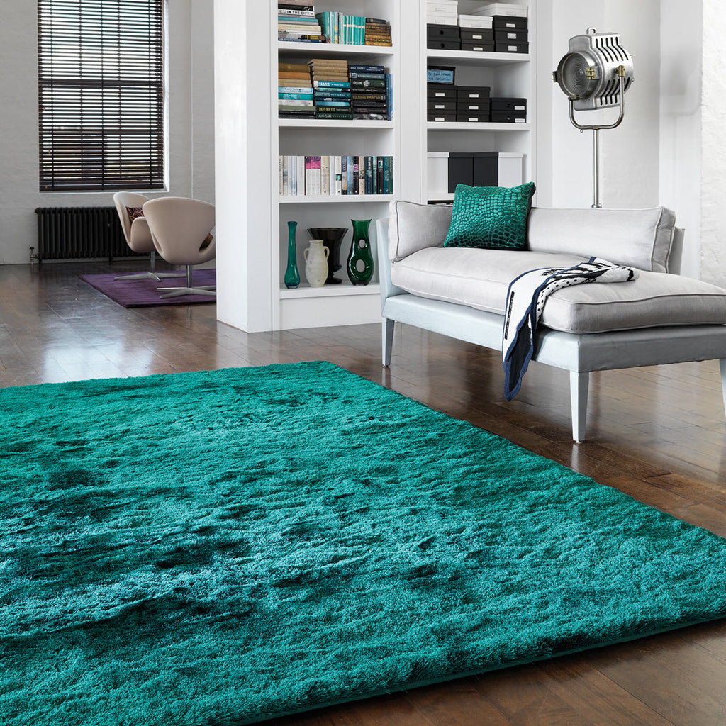 Asiatic Whisper Dark Teal Rug