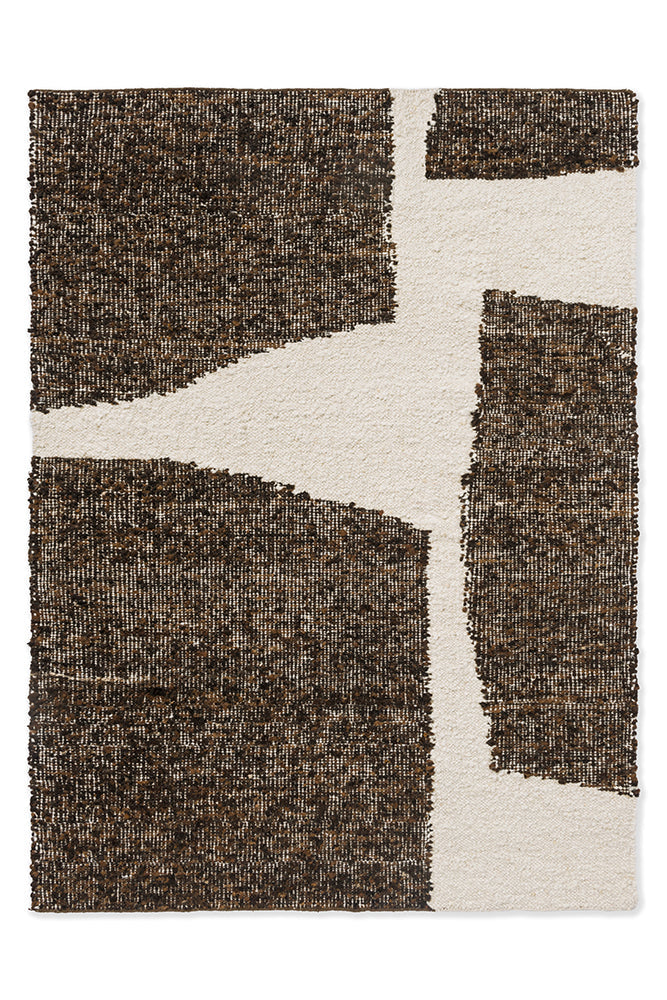 Brink & Campman Craft Fundament Chocolate/cream 149305 Rug