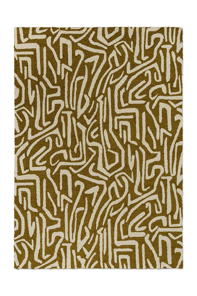 Harlequin Melodic Ochre - Gold 443606 Outdoor Rug