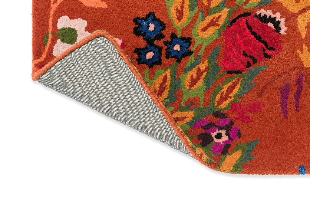 Sophie Robinson x Harlequin Wonderland Floral Amber/Lapis 144713 Rug