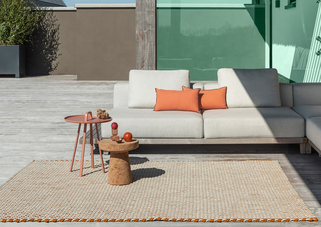 Brink & Campman Lace Tri-coloure White Outdoor 496901 Rug