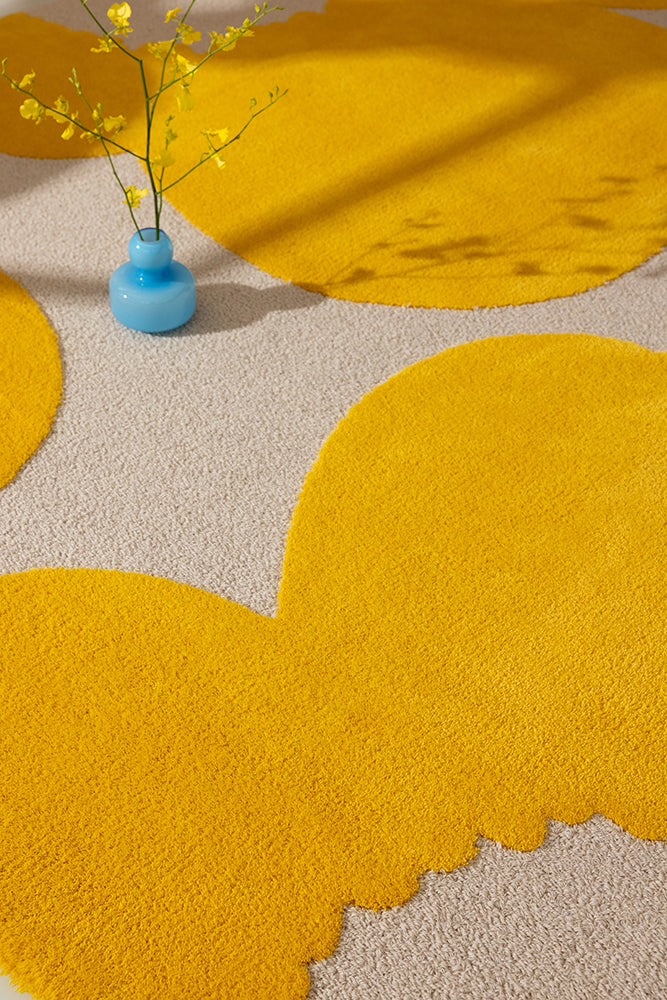 Marimekko Iso Unikko Yellow 132306 Rug