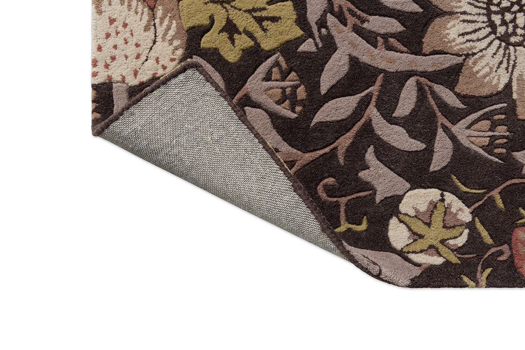 Morris & Co Strawberry Thief Grape 027705 Rug