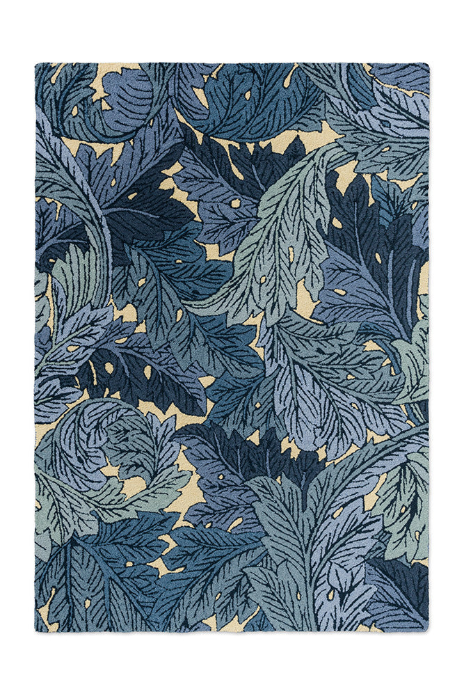 Morris & Co Acanthus Indigo 427318 Outdoor Rug