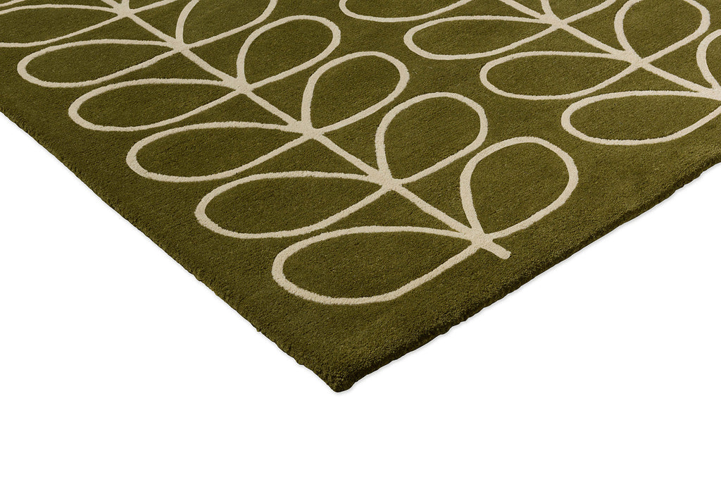 Orla Kiely Linear Stem Olive 060501 Rug