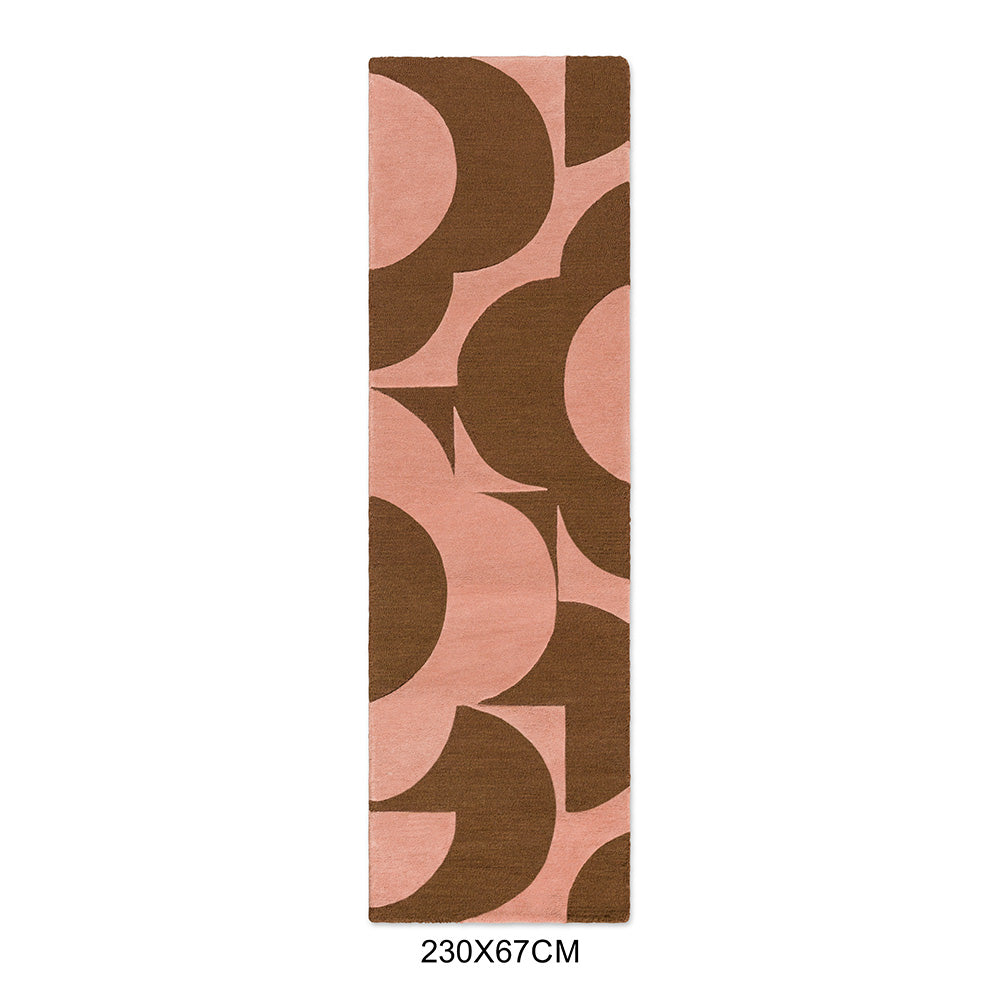 Orla Kiely Prism Flower Pink - Terracotta 158002 Runner Rug