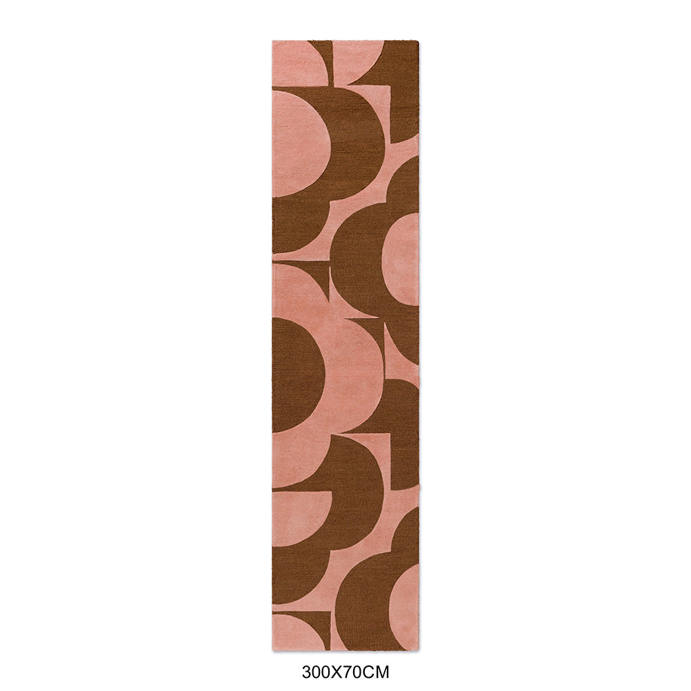 Orla Kiely Prism Flower Pink - Terracotta 158002 Runner Rug