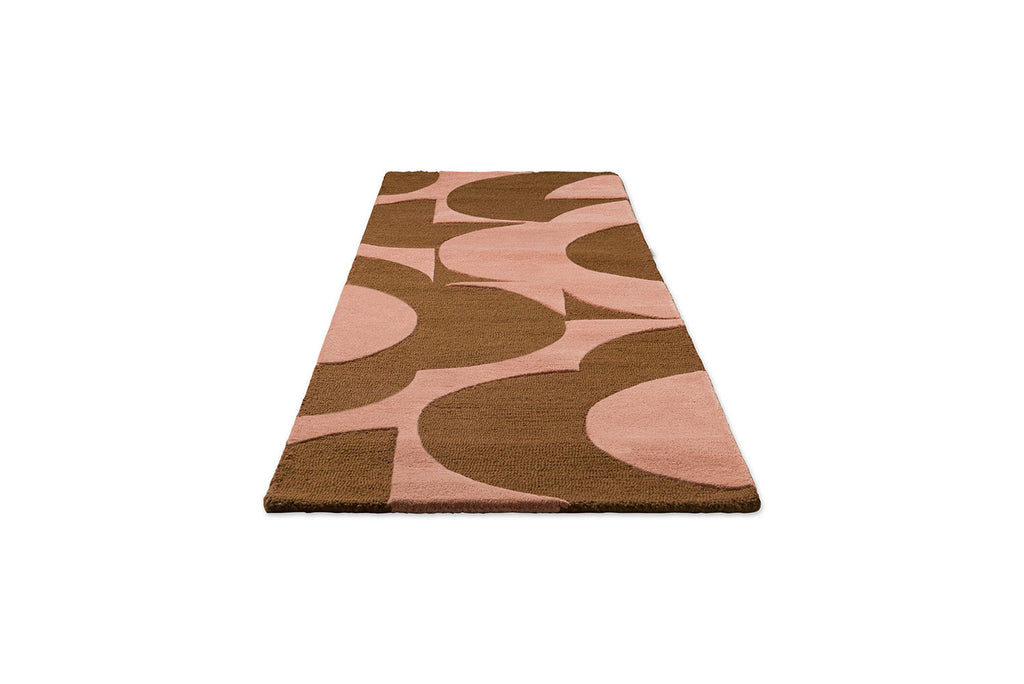 Orla Kiely Prism Flower Pink - Terracotta 158002 Runner Rug