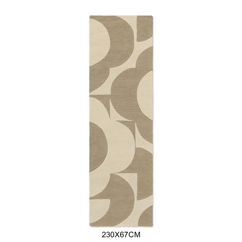 Orla Kiely Prism Flower Mushroom - Ecru 158009 Runner Rug