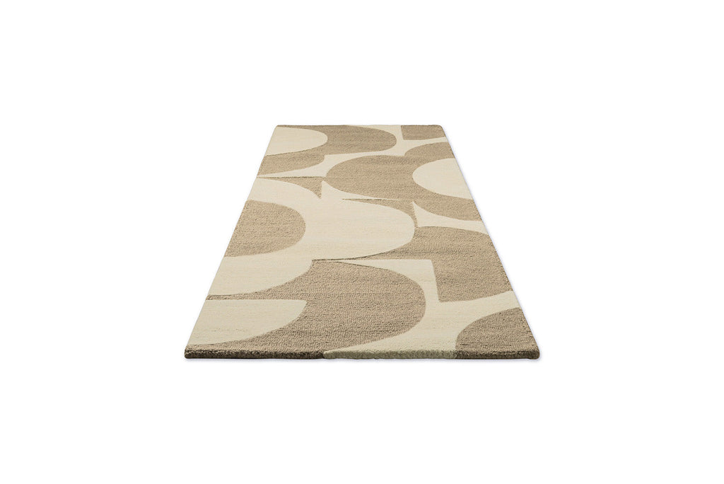Orla Kiely Prism Flower Mushroom - Ecru 158009 Runner Rug