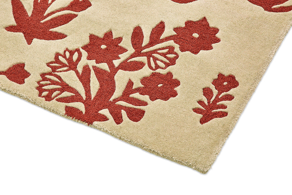 Sanderson Woodland Glade Linen/Russet Brown 146801 Rug