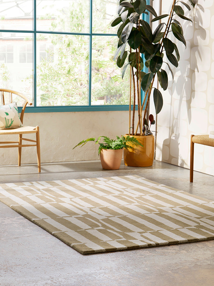 Scion Lohko Stripe - Pebble 123101 Rug