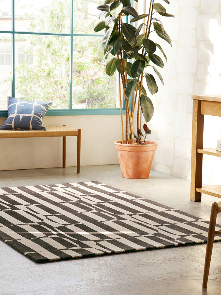 Scion Lohko Stripe-charcoal 123105 Rug