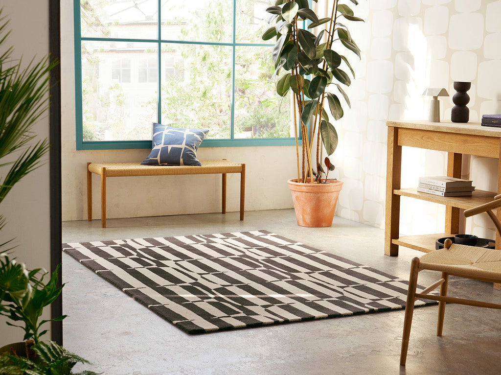 Scion Lohko Stripe-charcoal 123105 Rug