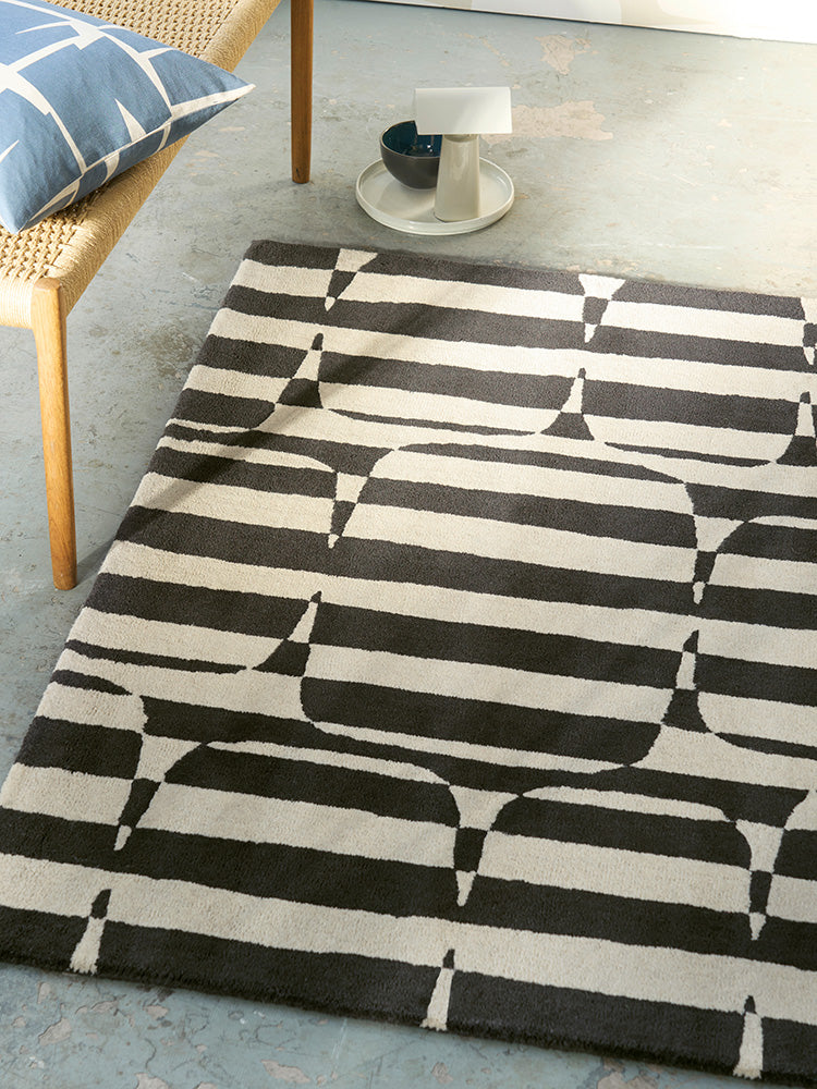 Scion Lohko Stripe-charcoal 123105 Rug