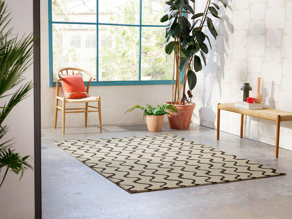 Scion Ribbon - Charcoal 124305 Rug