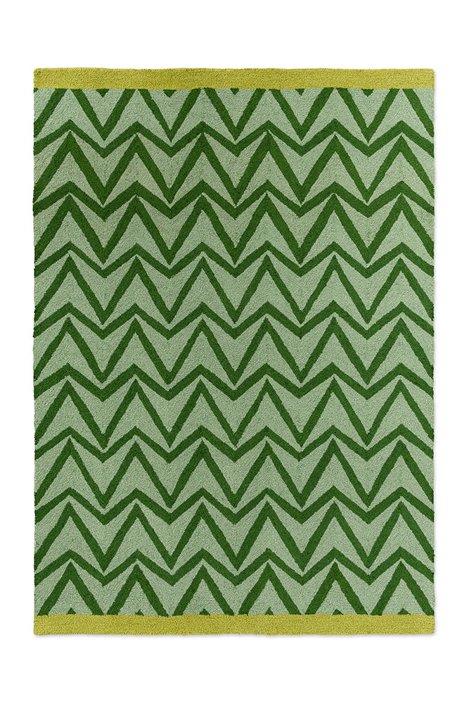 Scion Dhurrie Green 426307 Outdoor Rug