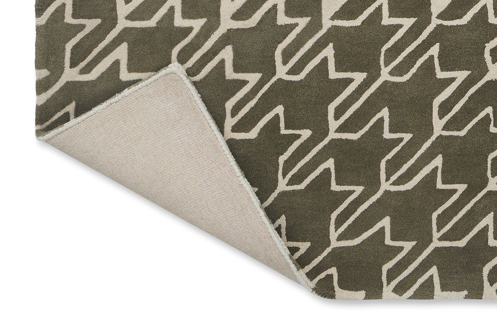 Ted Baker Houndstooth Grey 162804 Rug