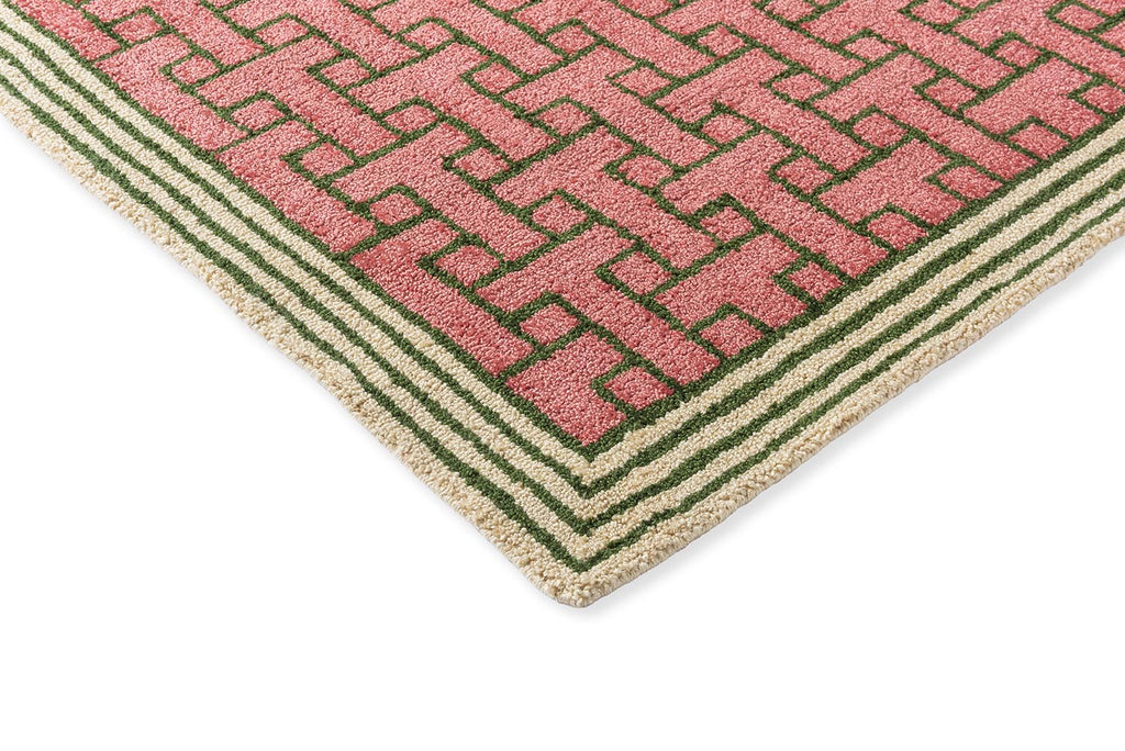 Ted Baker T Monogram Dusted Pink 455802 Outdoor Rug