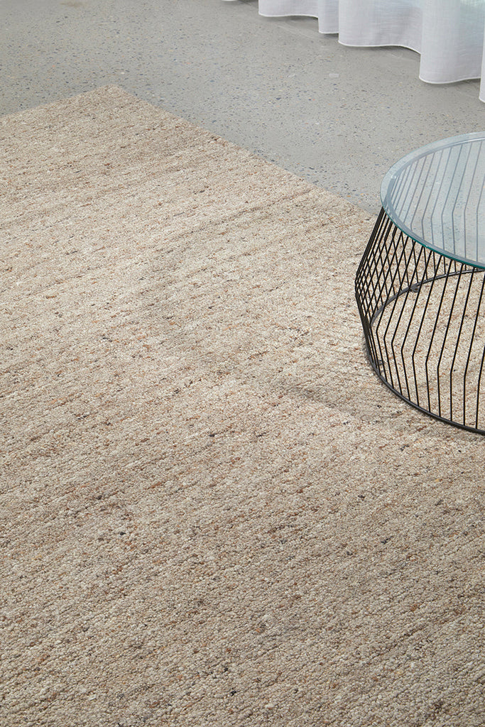 Conscious Loom Embrace Beige Rug