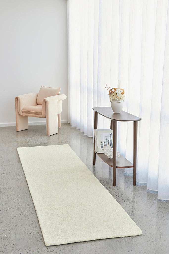 Conscious Loom Embrace Cream Runner Rug