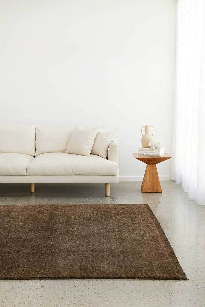 Conscious Loom Kinship Bear Brown Rug