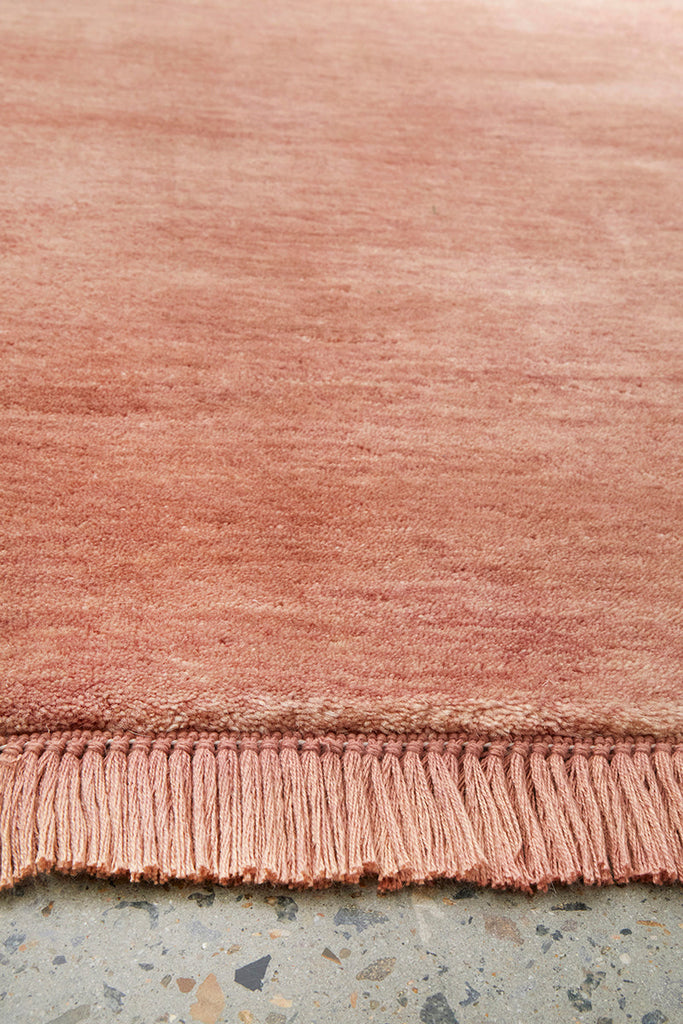 Conscious Loom Kinship Blush Pink Runner Rug