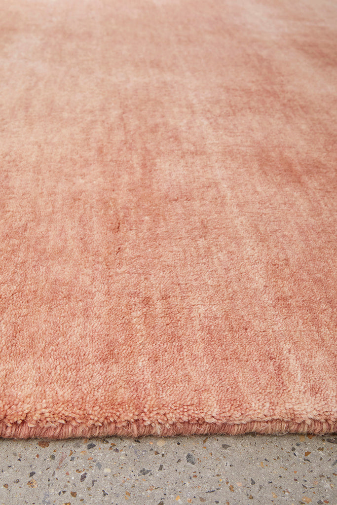 Conscious Loom Kinship Blush Pink Runner Rug