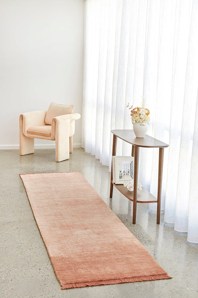 Conscious Loom Kinship Blush Pink Rug
