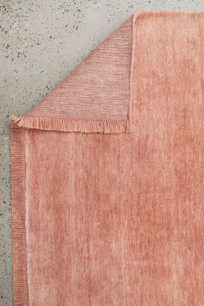 Conscious Loom Kinship Blush Pink Rug