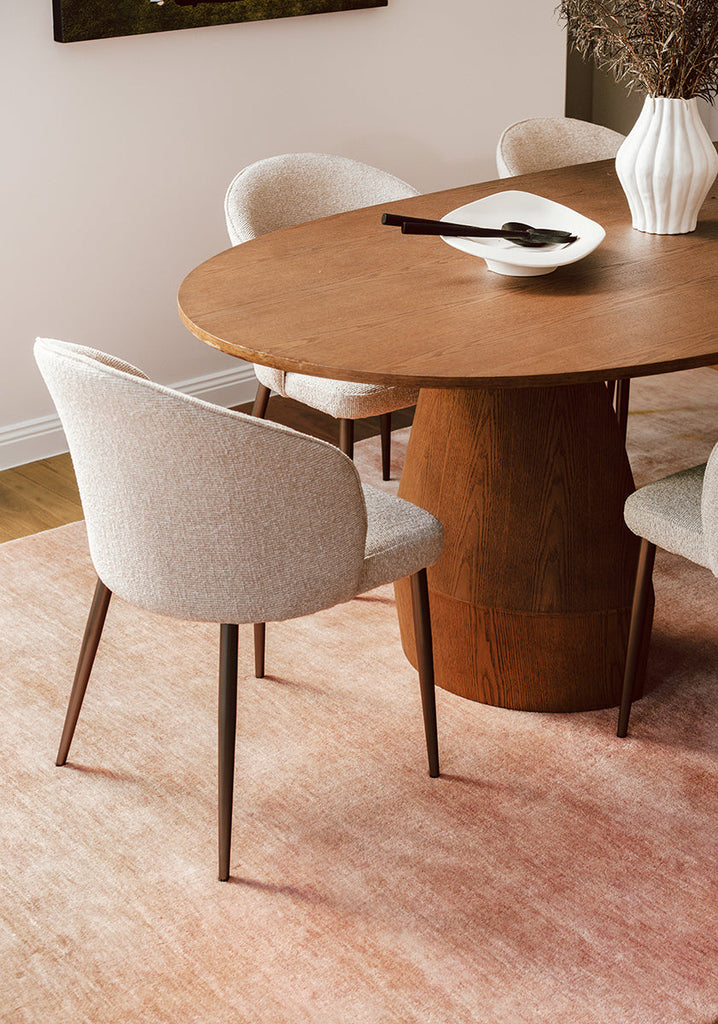 Conscious Loom Kinship Blush Pink Rug