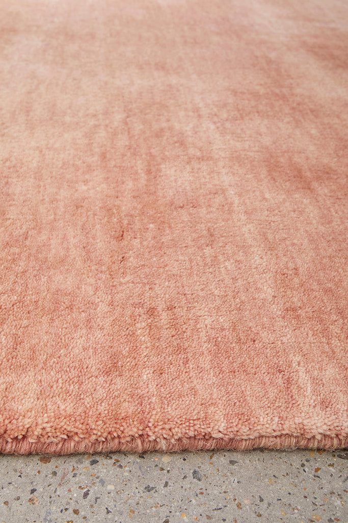 Conscious Loom Kinship Blush Pink Rug
