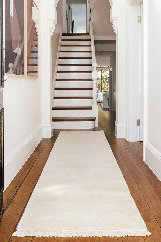 Conscious Loom Kinship Cream Runner Rug