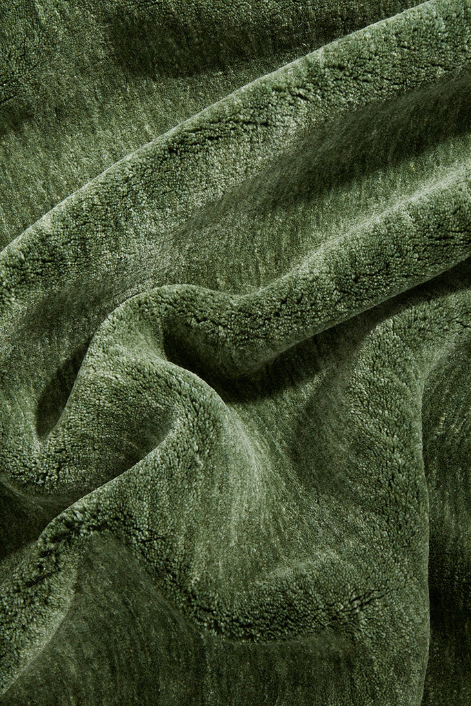 Conscious Loom Kinship Forest Green Runner Rug