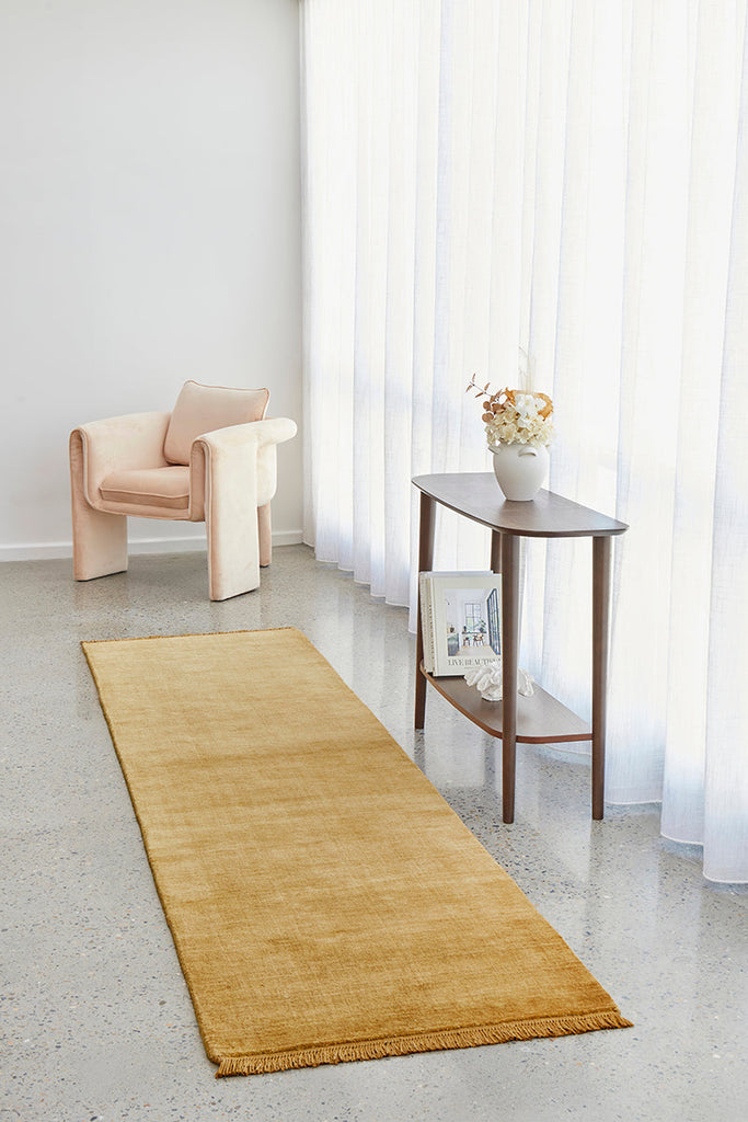 Conscious Loom Kinship Honey Runner Rug