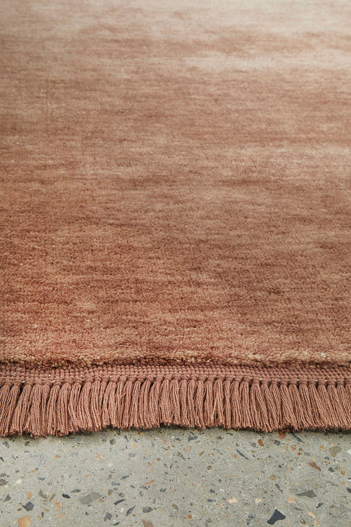 Conscious Loom Kinship Mocha Mousse Runner Rug