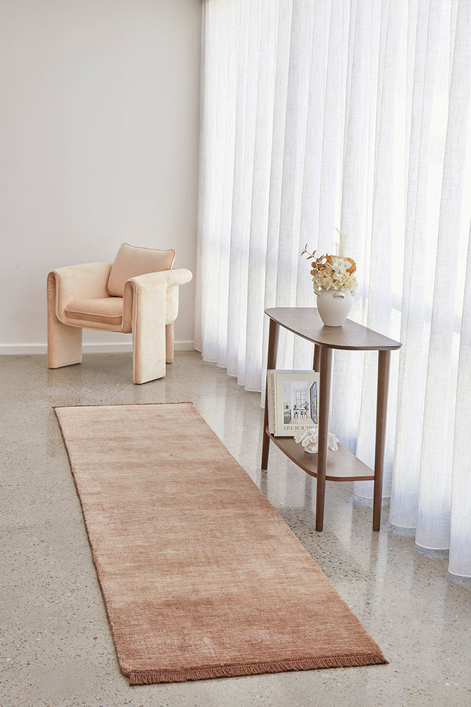 Conscious Loom Kinship Mocha Mousse Runner Rug