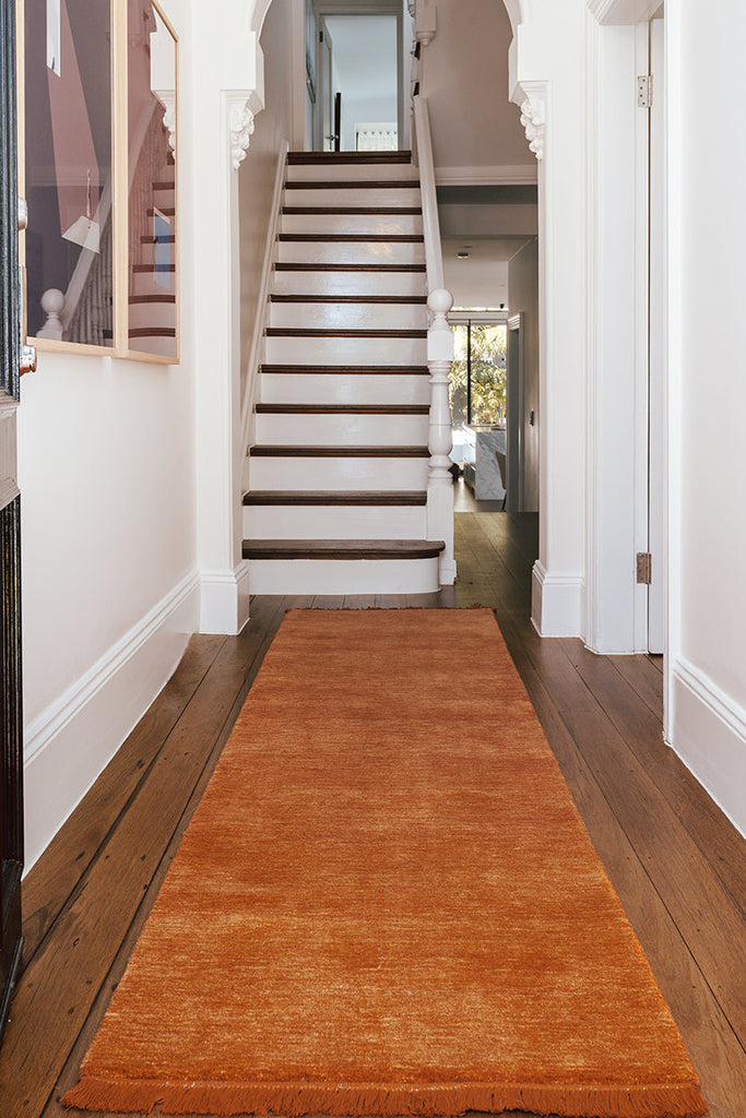 Conscious Loom Kinship Paprika Runner Rug