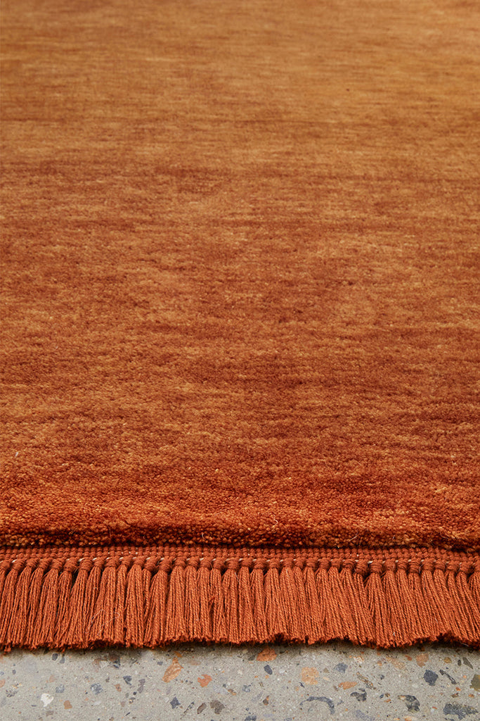 Conscious Loom Kinship Paprika Runner Rug