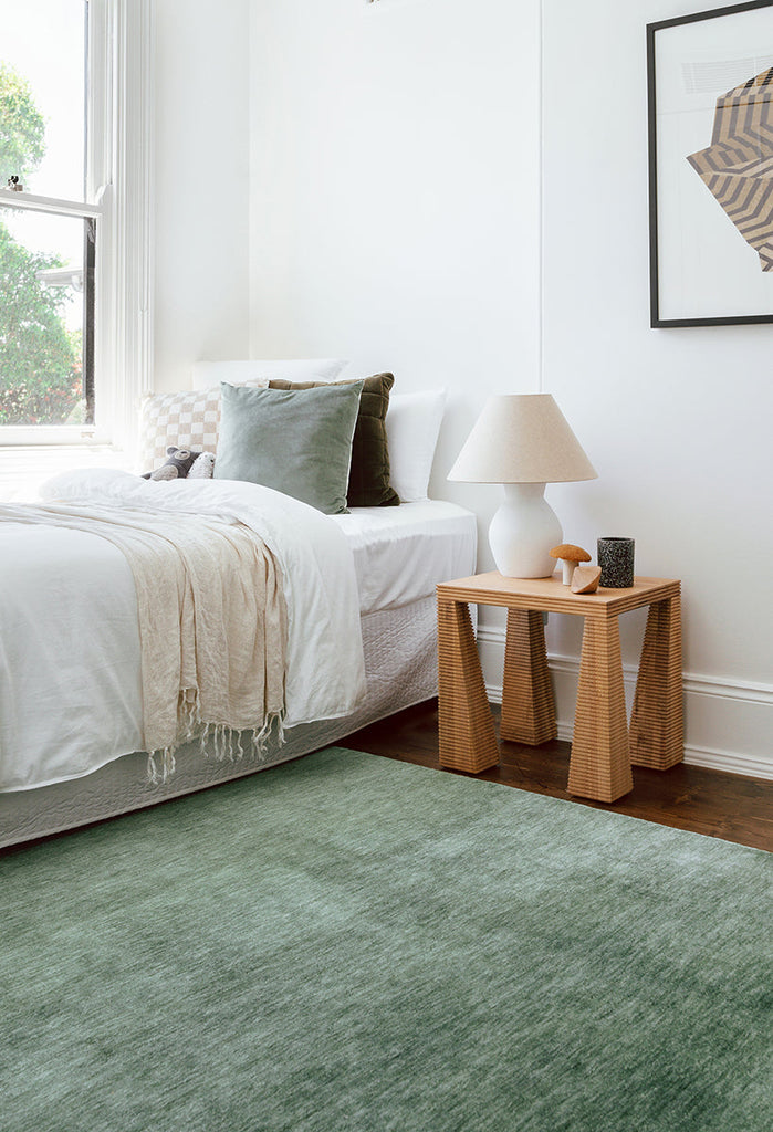 Conscious Loom Kinship Sage Green Rug