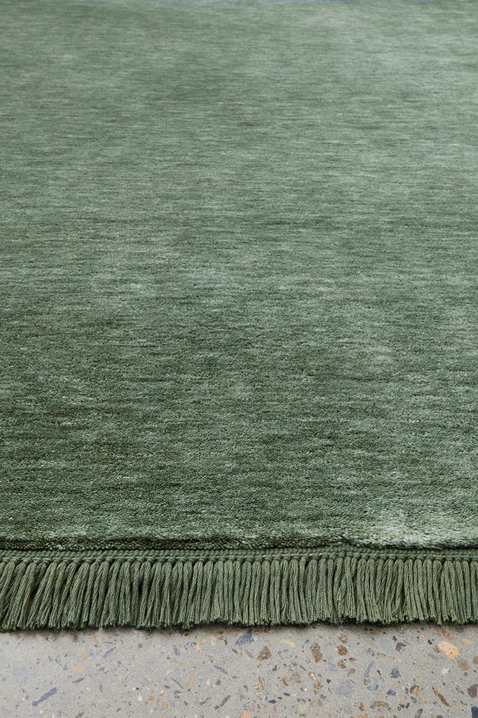 Conscious Loom Kinship Sage Green Rug