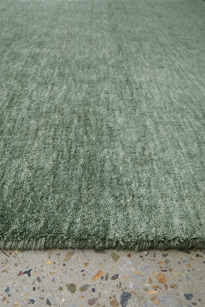Conscious Loom Kinship Sage Green Rug