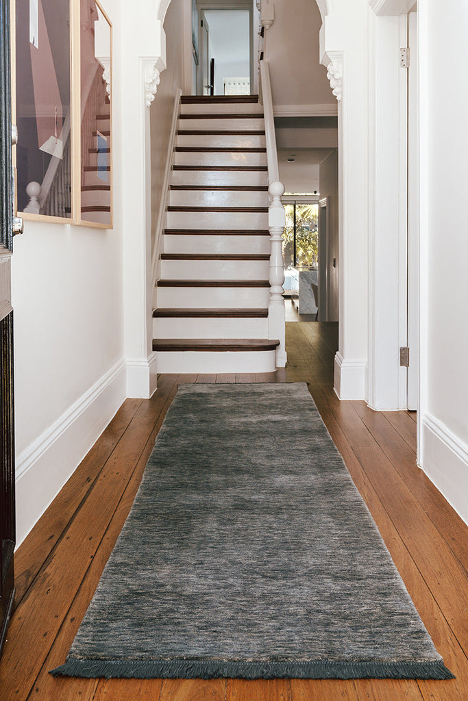 Conscious Loom Kinship Seal Grey Runner Rug