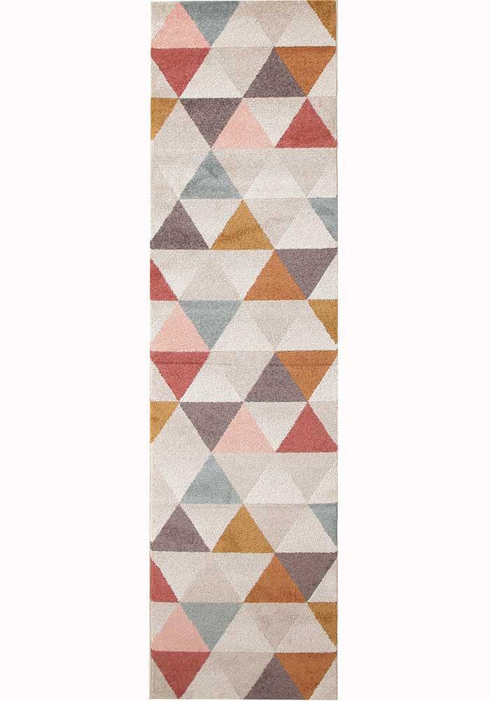 Dimensions Divinity Order Blush Modern Runner Rug