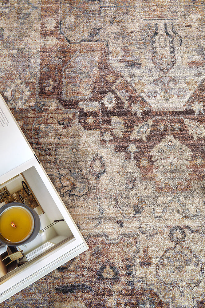 Darren Palmer Heirloom Plum Runner Rug