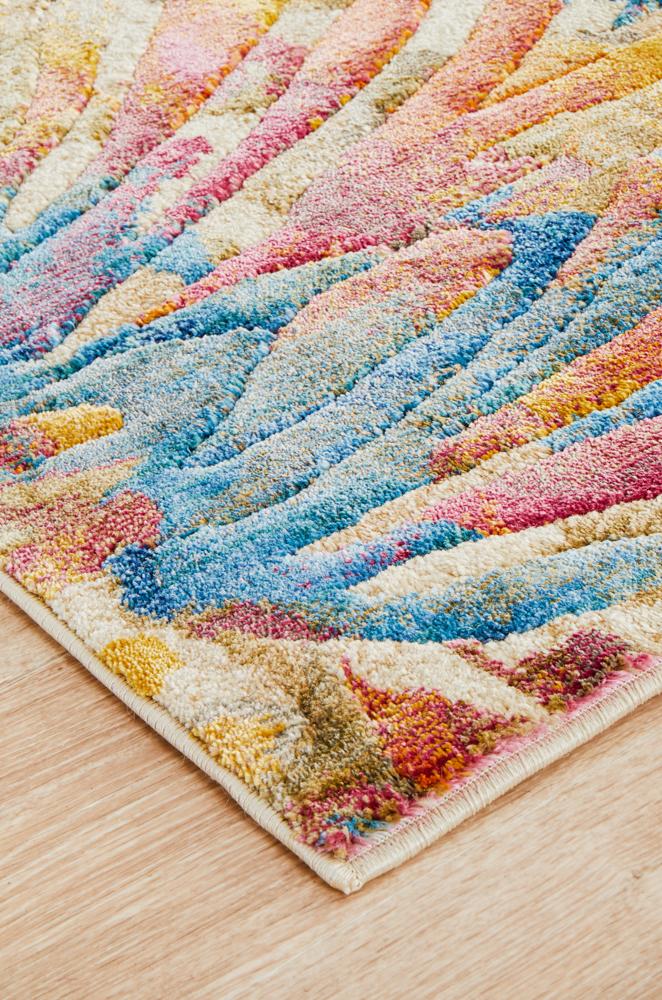 Dreamscape Memories Modern Tropical Runner Rug