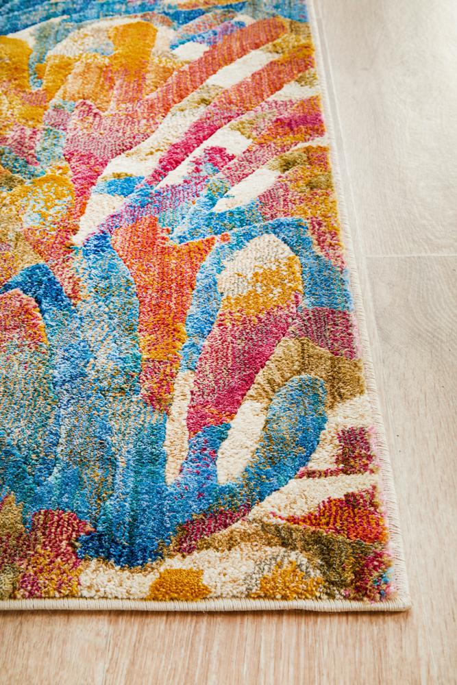 Dreamscape Memories Modern Tropical Runner Rug