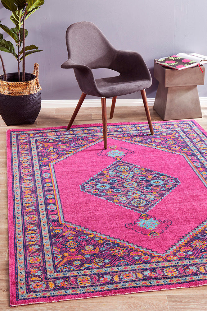 Eternal Whisper Diamond Pink Rug